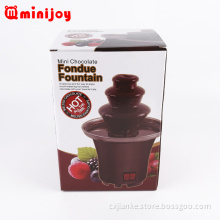 chocolate fondue fountain and processing machine